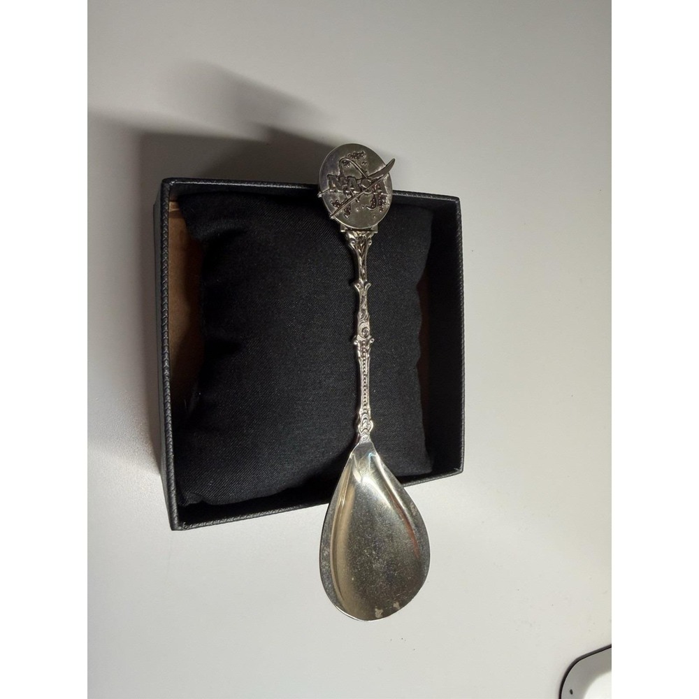 Souvenir Silver Plated Spoon NASA , Vintage Collector Souvenir